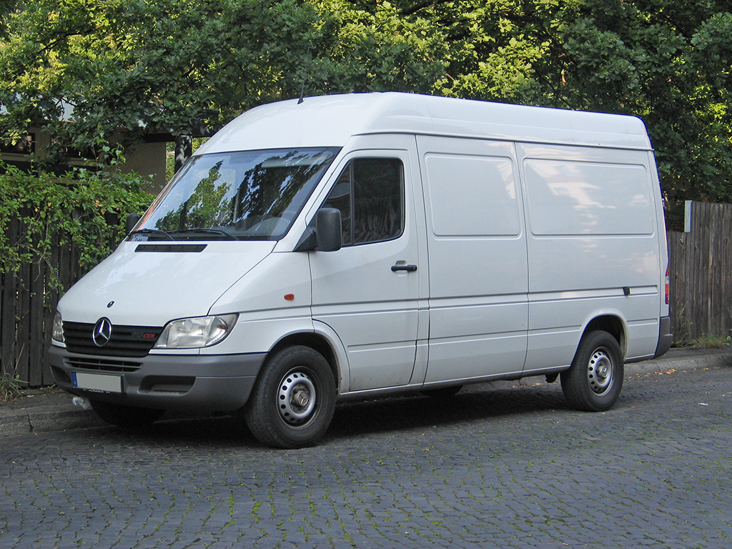 Image of white van